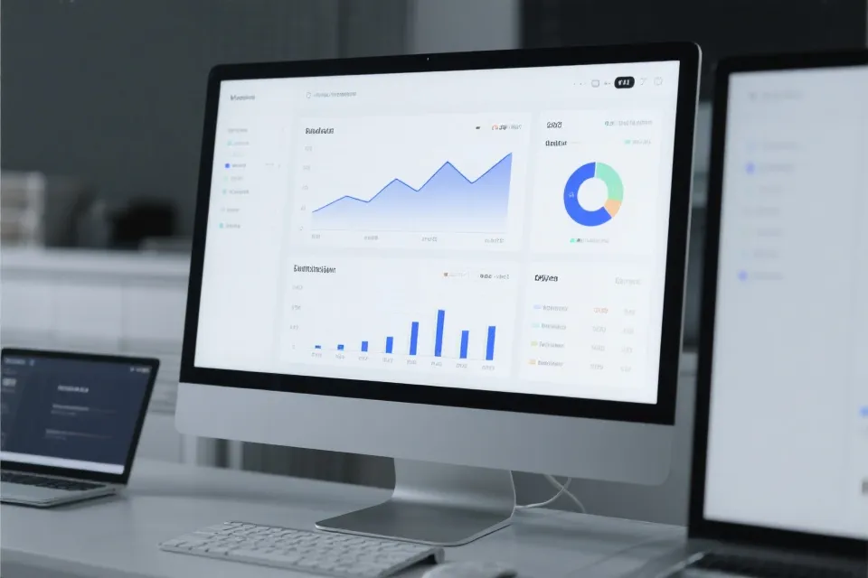 数据可视化界面示意图